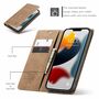 Apple iPhone 13 Pro Handyh�lle Schutztasche Wallet Cover 360 Case Etuis Braun