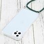 Apple iPhone 13 Pro Handykette Cover H�lle mit Band zum umh�ngen Kordel Gr�n