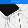Apple iPhone 13 mini Handykette Cover H�lle mit Band zum umh�ngen Kordel Wei�
