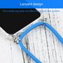 Apple iPhone 13 Pro Handykette Cover Hlle mit Band zum umhngen Kordel Blau