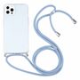 Apple iPhone 13 Pro Handykette Cover H�lle mit Band zum umh�ngen Kordel Blau