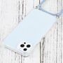 Apple iPhone 13 Pro Handykette Cover H�lle mit Band zum umh�ngen Kordel Blau