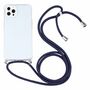 Apple iPhone 13 Pro Handykette Cover H�lle mit Band zum umh�ngen Kordel Blau