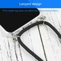 Apple iPhone 13 Handykette Cover H�lle mit Band zum umh�ngen Kordel Schwarz