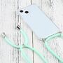 Apple iPhone 13 Handykette Cover H�lle mit Band zum umh�ngen Kordel Gr�n