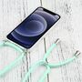 Apple iPhone 13 Handykette Cover H�lle mit Band zum umh�ngen Kordel Gr�n