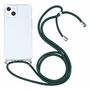 Apple iPhone 13 Handykette Cover H�lle mit Band zum umh�ngen Kordel Gr�n