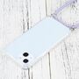 Apple iPhone 13 Handykette Cover H�lle mit Band zum umh�ngen Kordel Violett