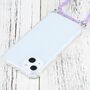 Apple iPhone 13 Handykette Cover H�lle mit Band zum umh�ngen Kordel Violett
