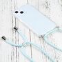 Apple iPhone 13 Handykette Cover H�lle mit Band zum umh�ngen Kordel Gr�n