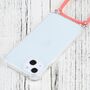Apple iPhone 13 mini Handykette Cover H�lle mit Band zum umh�ngen Kordel Orange