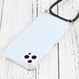 Apple iPhone 13 Pro Max Handykette Cover H�lle mit Band zum umh�ngen Kordel Schwarz