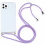 Apple iPhone 13 Pro Max Handykette Cover H�lle mit Band zum umh�ngen Kordel Violett
