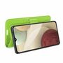 Samsung Galaxy A22 4G Handyh�lle Schutztasche Wallet Cover 360 Case Etuis Gr�n