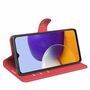 Samsung Galaxy A22 5G Handyh�lle Schutztasche Wallet Cover 360 Case Etuis Rot