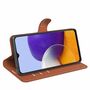 Samsung Galaxy A22 5G Handyh�lle Schutztasche Wallet Cover 360 Case Etuis Braun