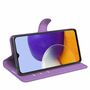 Samsung Galaxy A22 5G Handyh�lle Schutztasche Wallet Cover 360 Case Etuis Violett