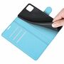 Samsung Galaxy A22 5G Handyh�lle Schutztasche Wallet Cover 360 Case Etuis Blau