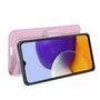Samsung Galaxy A22 5G Handyh�lle Schutztasche Wallet Cover 360 Case Etuis Rosa