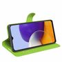 Samsung Galaxy A22 5G Handyh�lle Schutztasche Wallet Cover 360 Case Etuis Gr�n