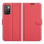 Xiaomi Redmi 10 Handyh�lle Schutztasche Wallet Cover 360 Case Etuis Rot