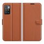 Xiaomi Redmi 10 Handyh�lle Schutztasche Wallet Cover 360 Case Etuis Braun