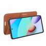 Xiaomi Redmi 10 Handyh�lle Schutztasche Wallet Cover 360 Case Etuis Braun