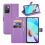 Xiaomi Redmi 10 Handyh�lle Schutztasche Wallet Cover 360 Case Etuis Violett
