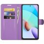 Xiaomi Redmi 10 Handyh�lle Schutztasche Wallet Cover 360 Case Etuis Violett