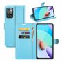 Xiaomi Redmi 10 Handyh�lle Schutztasche Wallet Cover 360 Case Etuis Blau