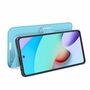 Xiaomi Redmi 10 Handyh�lle Schutztasche Wallet Cover 360 Case Etuis Blau