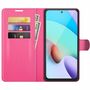 Xiaomi Redmi 10 Handyh�lle Schutztasche Wallet Cover 360 Case Etuis Rosa