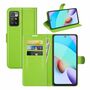 Xiaomi Redmi 10 Handyh�lle Schutztasche Wallet Cover 360 Case Etuis Gr�n