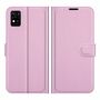 ZTE Blade A31 Handyh�lle Schutztasche Wallet Cover 360 Case Etuis Rosa