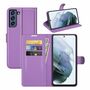 Samsung Galaxy S21 FE Handyh�lle Schutztasche Wallet Cover 360 Case Etuis Violett