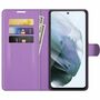 Samsung Galaxy S21 FE Handyh�lle Schutztasche Wallet Cover 360 Case Etuis Violett