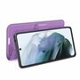 Samsung Galaxy S21 FE Handyh�lle Schutztasche Wallet Cover 360 Case Etuis Violett
