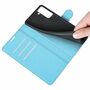 Samsung Galaxy S21 FE Handyh�lle Schutztasche Wallet Cover 360 Case Etuis Blau