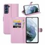 Samsung Galaxy S21 FE Handyh�lle Schutztasche Wallet Cover 360 Case Etuis Rosa