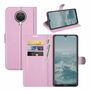 Nokia G10 / G20 Handyh�lle Schutztasche Wallet Cover 360 Case Etuis Rosa