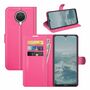 Nokia G10 / G20 Handyh�lle Schutztasche Wallet Cover 360 Case Etuis Rosa