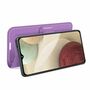 Samsung Galaxy A22 4G Handyh�lle Schutztasche Wallet Cover 360 Case Etuis Violett