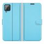 Samsung Galaxy A22 4G Handyh�lle Schutztasche Wallet Cover 360 Case Etuis Blau