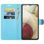 Samsung Galaxy A22 4G Handyh�lle Schutztasche Wallet Cover 360 Case Etuis Blau