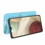 Samsung Galaxy A22 4G Handyh�lle Schutztasche Wallet Cover 360 Case Etuis Blau