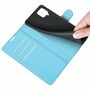 Samsung Galaxy A22 4G Handyh�lle Schutztasche Wallet Cover 360 Case Etuis Blau
