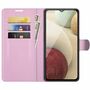 Samsung Galaxy A22 4G Handyh�lle Schutztasche Wallet Cover 360 Case Etuis Rosa
