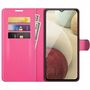 Samsung Galaxy A22 4G Handyh�lle Schutztasche Wallet Cover 360 Case Etuis Rosa