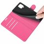 Samsung Galaxy A22 4G Handyh�lle Schutztasche Wallet Cover 360 Case Etuis Rosa