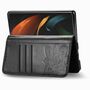 Samsung Galaxy Z Fold3 5G Handyh�lle Schutztasche Wallet Cover 360 Case Etuis Schwarz